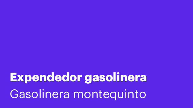 Expendedor gasolinera