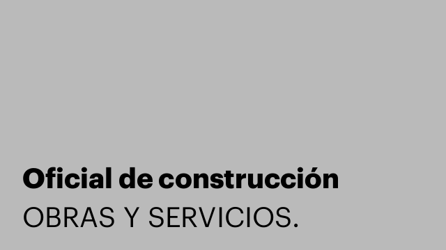 Oficial de construcción
