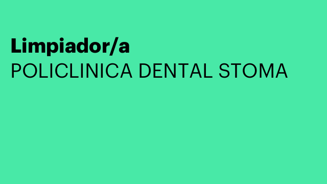 Limpiador/a