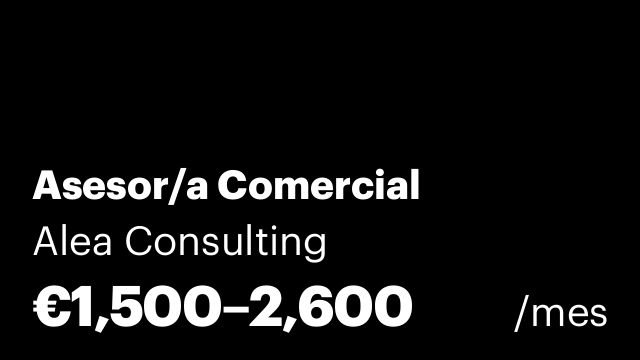 Asesor/a Comercial