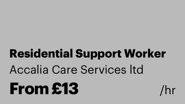 Residential Support Worker