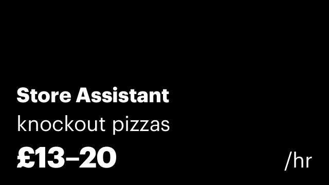 Store Assistant