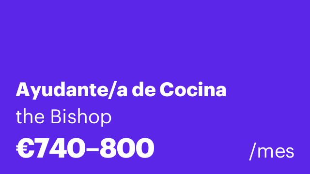 Ayudante/a de Cocina