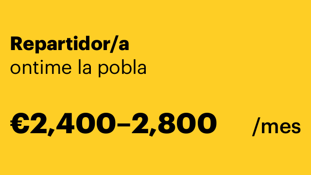 Repartidor/a
