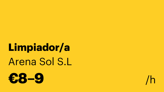 Limpiador/a