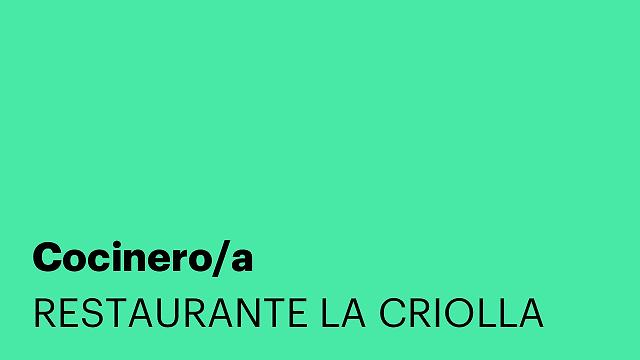 Cocinero/a