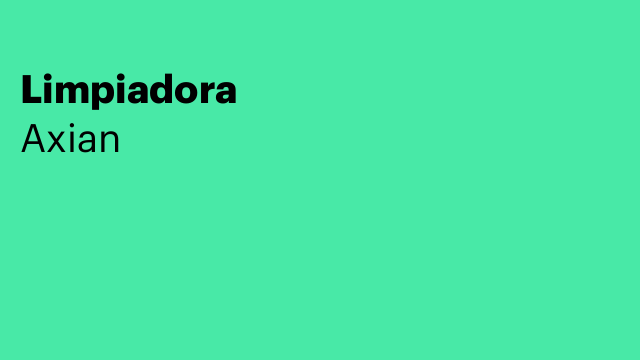 Limpiadora