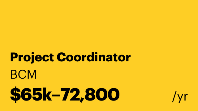 Project Coordinator