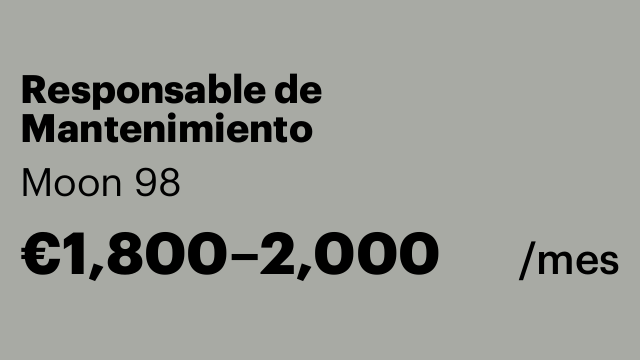 Responsable de Mantenimiento