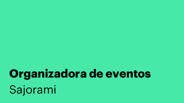 Organizadora de eventos