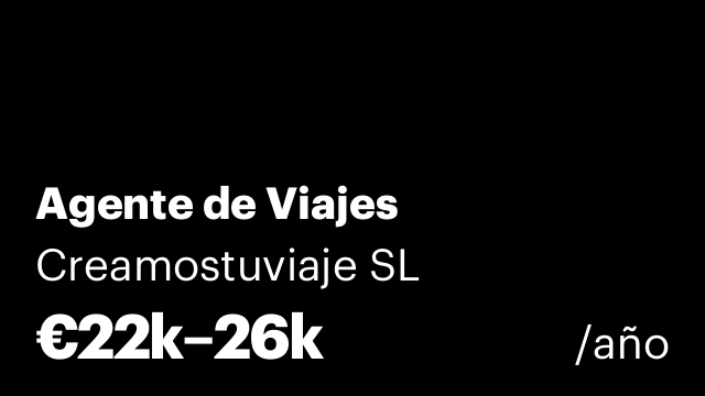 Agente de Viajes