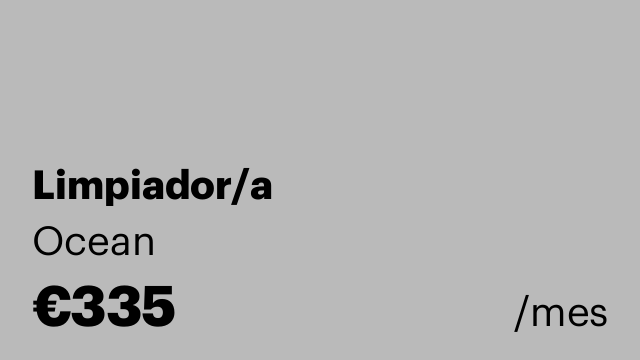 Limpiador/a