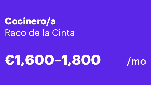 Cocinero/a