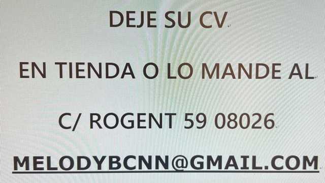 Dependiente/a de Tienda