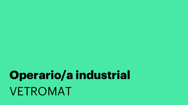 Operario/a industrial