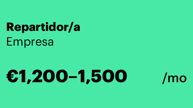 Repartidor/a