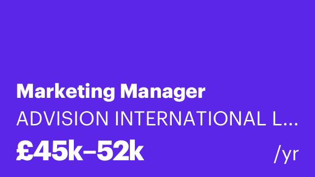 Marketing Manager