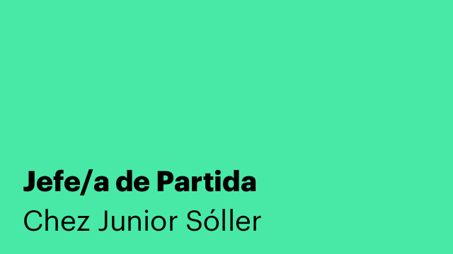 Jefe/a de Partida