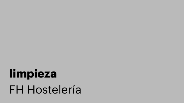 limpieza