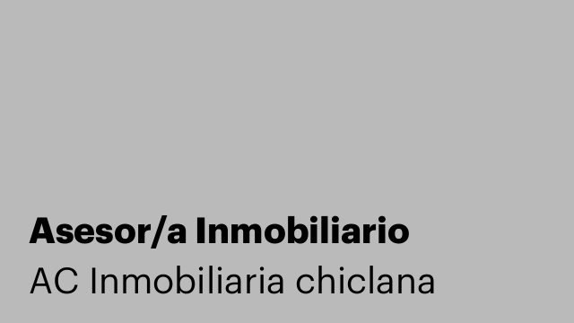 Asesor/a Inmobiliario
