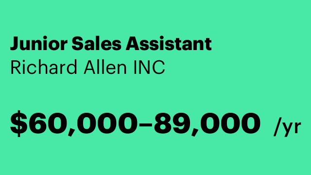Junior Sales Assistant
