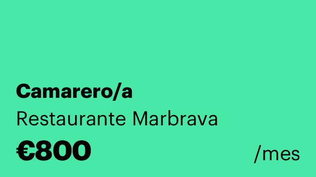 Camarero/a