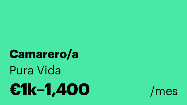 Camarero/a