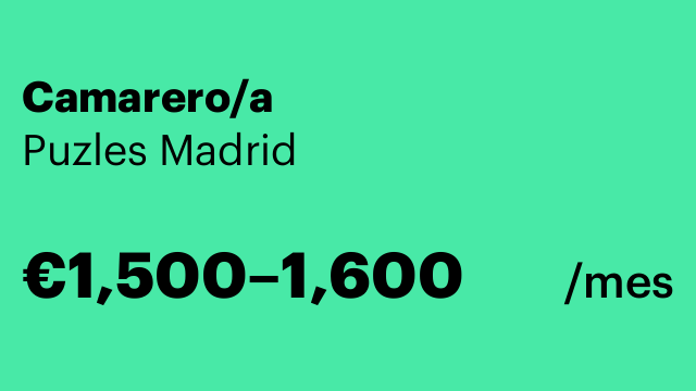 Camarero/a