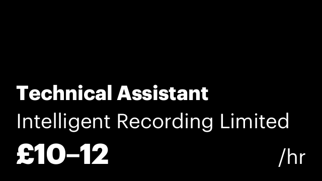 Technical Assistant
