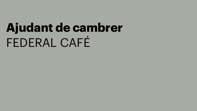 Ajudant de cambrer