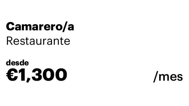 Camarero/a