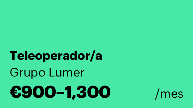 Teleoperador/a