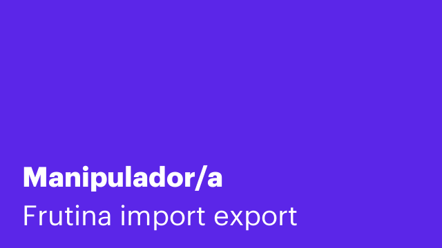 Manipulador/a