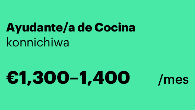 Ayudante/a de Cocina