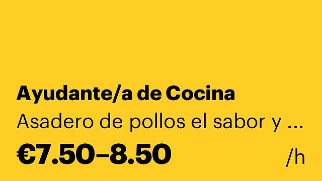 Ayudante/a de Cocina