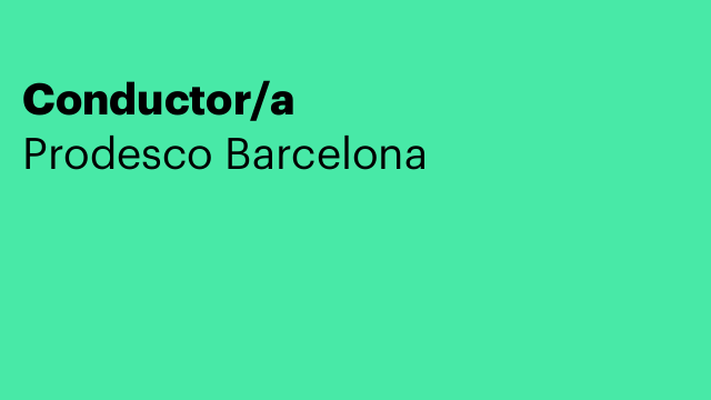 Conductor/a