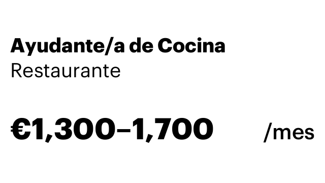 Ayudante/a de Cocina