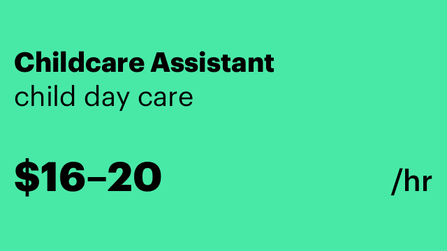 Childcare Assistant