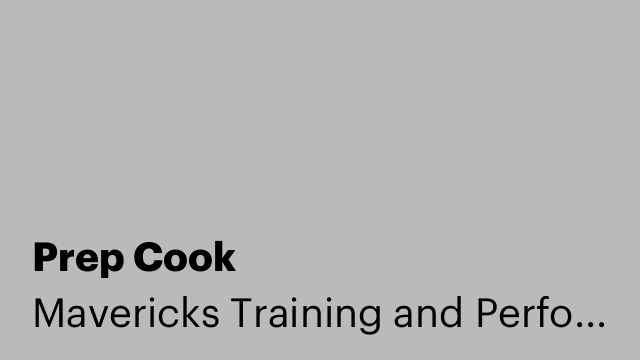 Prep Cook