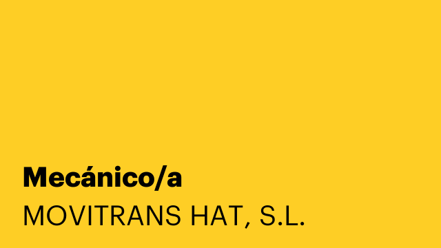 Mecánico/a