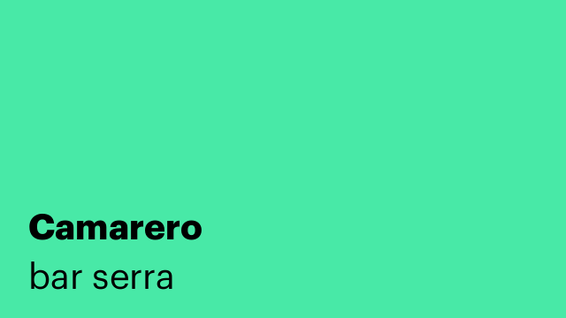 Camarero
