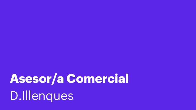 Asesor/a Comercial