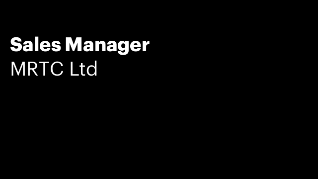 Sales Manager