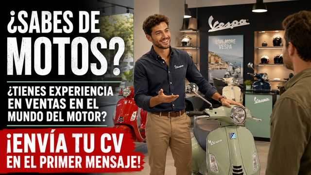 Dependiente de tienda/showroom Vespa