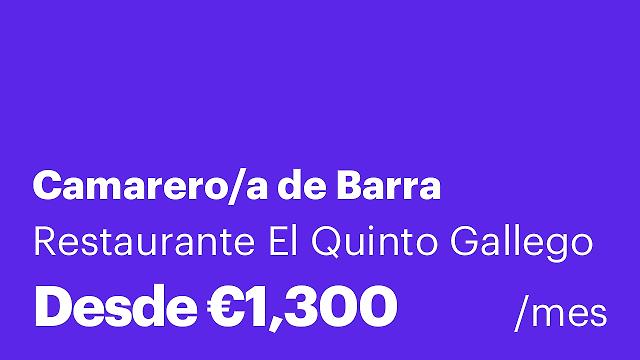 Camarero/a de Barra
