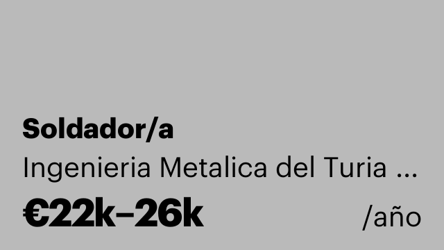 Soldador/a
