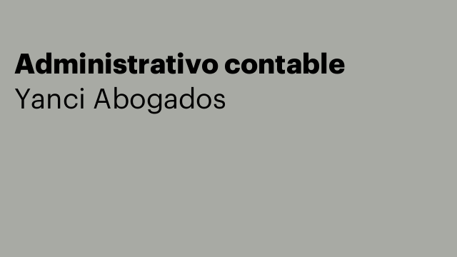 Administrativo contable