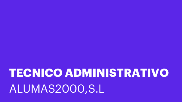 TECNICO ADMINISTRATIVO