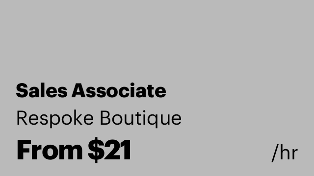 Sales Associate