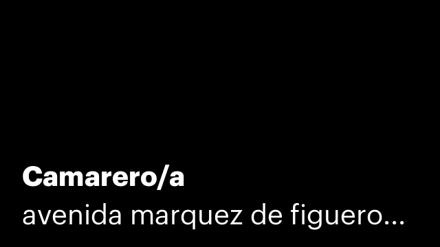 Camarero/a